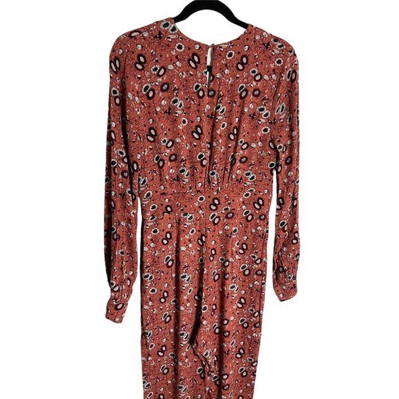 Free People Some Like it Hot Jumpsuit Rust Combo-sz approx. 8 - Picture 10 of 13